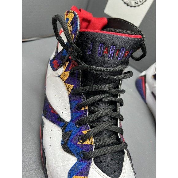 Air Jordan 7 VII Retro Ugly Sweater Nothing But Net 304775-142 Men Size 8.5 - Picture 7 of 12